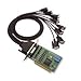 MOXA CP-138U-T 8-Port RS-422/485 Univer PCI Serial Boards, DB62F Serial Conn, Wide Temp -40 to 85?C