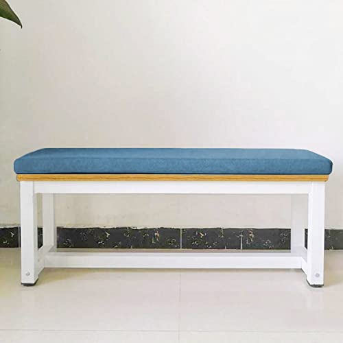 Cojín para banco de exterior, 170 x 40 x 5 cm, impermeable, para jardín, columpio, comedor, patio, color azul marino, perfecto para comodidad y estilo