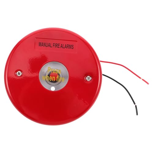 Bouton d'alarme touche rouge installation pour écoles et bâtiments