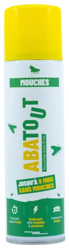 Abatout - Laque Anti-Mouches - Lutte Contre les Invasions - Volants - Stop Mouche - 335 ml Cover