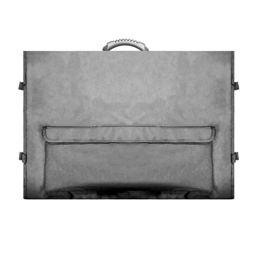 Kissmii Bolsa de transporte para monitor de ordenador, bolsa de transporte ajustable para monitor de escritorio 24-27, A