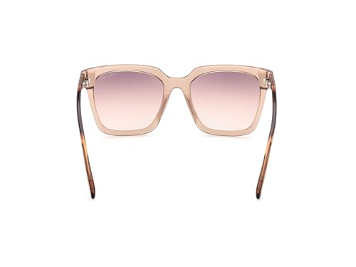 Tom Ford SELBY FT 0952 Transparent Light Brown/Brown Shaded 55/19/140 women Sunglasses4