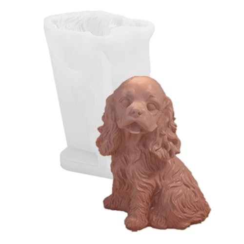 Práctico molde de silicona para manualidades, decoraciones temáticas de perros,