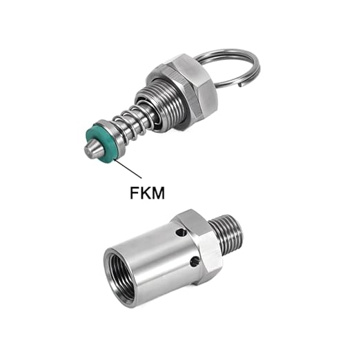 Soupape de surpression 1/2 BSPT en inox 304 calée à 7 bar