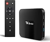 Android TV Box, Rock&Rown TX3 Mini Android 8.1 TV Box 2GB RAM 16GB ROM Quad Core 64 Bits Support WiFi 100M LAN Smart TV Box 4K 3D HDR IPTV Media Player