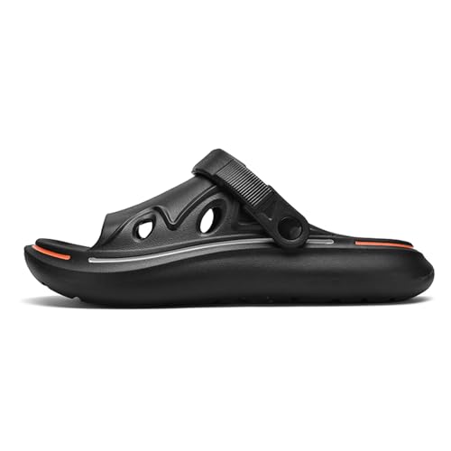 FLIOZY Mens Garden Casual Non-slip Beach Hollow Out Sandals Walking Elevator Shoes Slip On Sneakers3