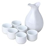 QTANZIQI Ceramic Wine Ware Pot Caliente Vino Velina Licor de licores Divisores Juego de japonés