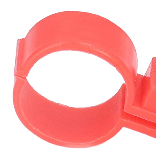 Chicken Leg Bands, Buckle Design Chicken Id Bands Tpu Material Easy Installation Bright Colors For Chicken Quail (L) #TOP7