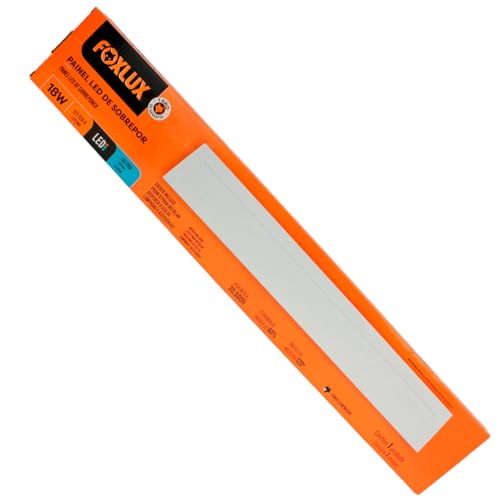 Foxlux Painel de LED 18 W 6500K 10x60 Retangular Sobrepor