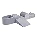 Produktbild MEOWBABY Spielset mit Bällebad 200x45cm Ohne Bälle Schaumspielblöcke Kinderzimmer Schaumspielset Schaummodul Spielplatz Spielzeug für Kinder Baby Made in EU Hellgrau