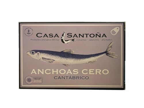 Casa Santoña Anchoa 0 del Cantábrico Bandeja 8 Lomos, 80g