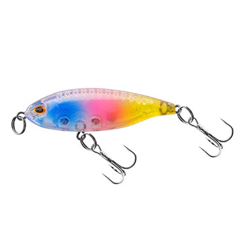 Iscas falsas, 5 peças/conjunto de 4,5 cm iscas artificiais biônicas de pesca com ganchos agudos afia