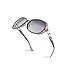 A | Clear Grey Frame | Gradient Grey Lens