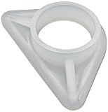 innere Bohrung ca. 37 mm, Höhe gesamt: ca. 17 mm, Länge x Breite: 90 x 55.5 mm, Material: Kunststoff weis, leicht transparent