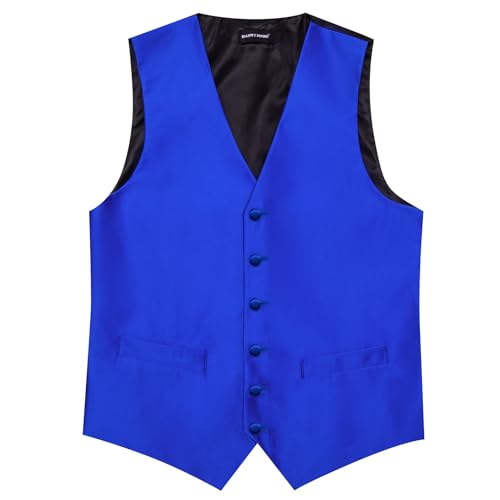 Image of Barry.Wang Men's Suit Vest Formal /Leisure Paisley Jacquard Silk Tie Pocket Square Waistcoat Set Wedding 5PCS