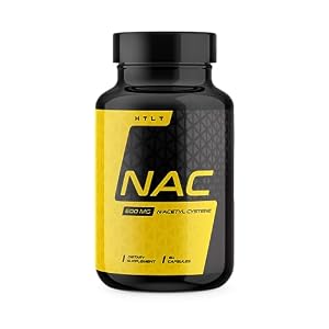 HTLT NAC Supplement (N-Acetyl L-Cysteine) – Supports Cellular Antioxidant Pathways | 600 mg | 60 Capsules