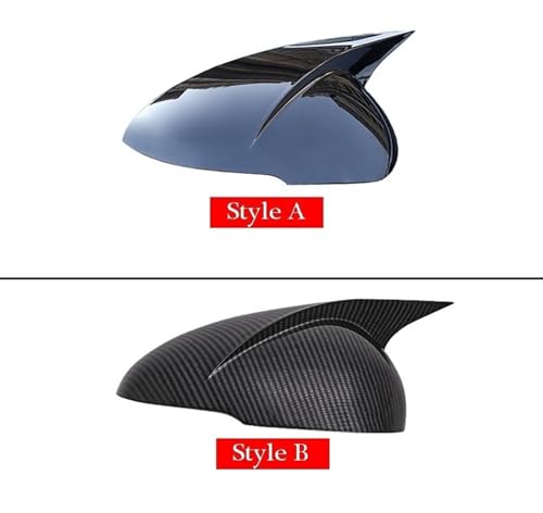 Couvercle de rétroviseur pour KIA K5 Optima 2020 2021 en ABS style carbone