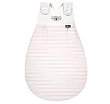 Alvi Baby Mäxchen Außensack ringlets koala rose/Ganzjahresschlafsack mitwachsend/Babyschlafsack größenverstellbar/Alvi Kinderschlafsack ohne Ärmel/für Jungen und Mädchen ab 0 Monate