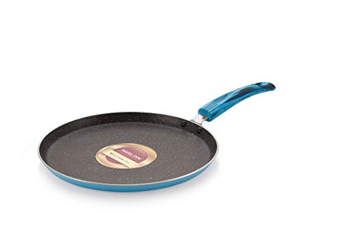Nirlon Blue Sea Non Stick Aluminium Flat Dosa Tawa