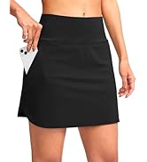 G Gradual Golf Skirts for Women Zipper Pockets High Waisted Skorts for Woman Tennis Athletic Work...