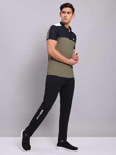 Image of TECHNOSPORT Men Mid Rise Regular Fit Active Track Pant - (MPOR15) Pack of 1