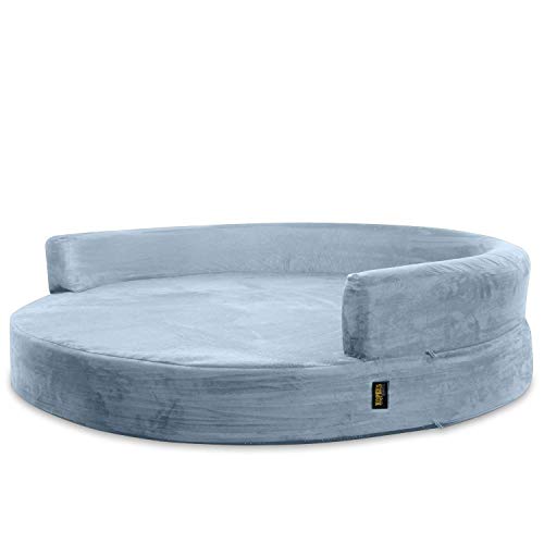KOPEKS bezug fr Hundebett, rund, Gre L, Grau Cover