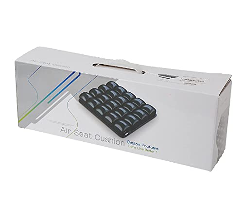 Beston Footcare Medical Anti-Decubitus Air Seat Cushion For Car, Wheelchair, Computer And Desk Chair,Air Inflatable Coccyx Pad,Tailbone, Sciatica, Lower Back Pain Relief 17”X17”X2.8'' Waterproof #TOP5