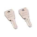 2 x Chiave per armadietti, scrivanie, cassette EuroLocks - Codice 829