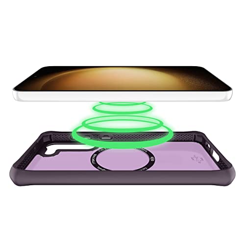 Coque antichoc Samsung S23+ compatible MagSafe protection fine violette - 5