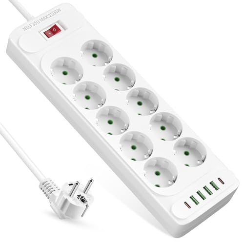 Flygoer PowerStrip 10-Fach USB Mehrfachsteckdose