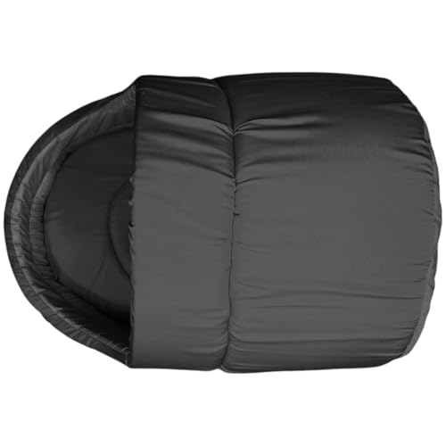 Cama Pet Iglu Raça Médio para Cachorro e Gato com Almofada (Preto)