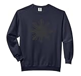 Vintage Filipino Sun Distressed Design Proud To Be Pinoy Comfort Colors Adult Sweatshirt