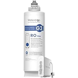 La Osmosis Inversa Elimina El Arsenico Waterdrop Filtro WD-G3-N2RO, 2 años de vida útil, reemplazo para el sistema de ósmosis inversa WD-G3-W
