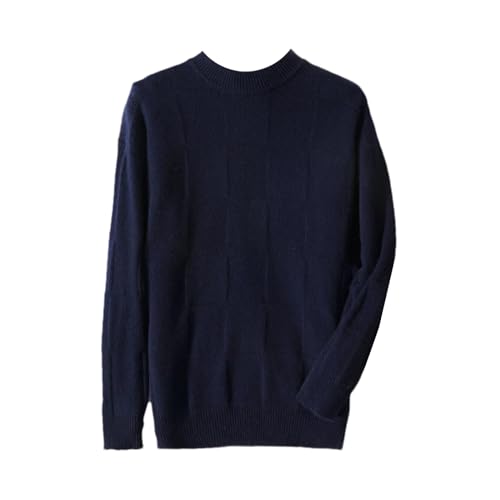 Pull en laine anti-froid pour homme coupe ample et col rond confortable