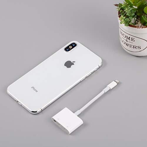 Aisonk Lightning To Hdmi Adapter With Lightning Digital Av Adapter 1080P, Lightning Charging Port White For Select Iphone Ipad And Ipod Models And Hdtv Monitor Projector(Whiite) #TOP5