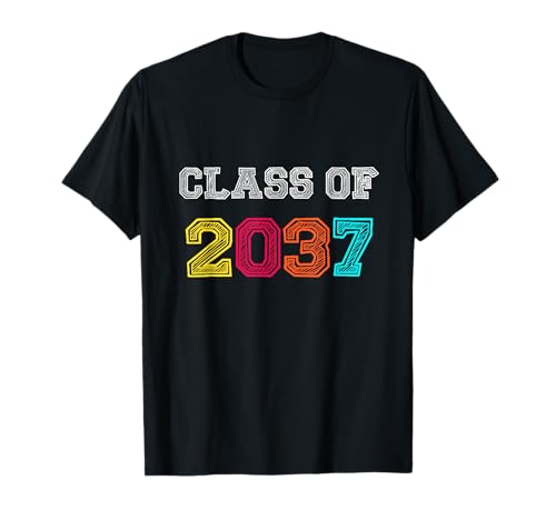 Classe de 2037 Grow with Me Maternelle PreK Graduation 2037 T-Shirt