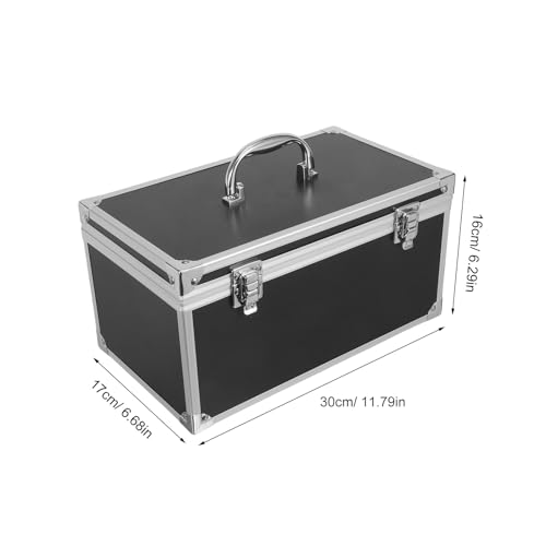 Boîte rangement outil aluminium rigide mallette portable - 4