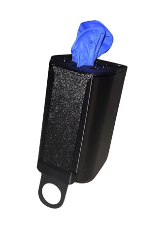 Tactical Glove Holder – Belt & MOLLE Compatible | Impact-Resistant TPU | Designed for Police, Security & Frontline Workers | Holds Nitrile Gloves | All-Black