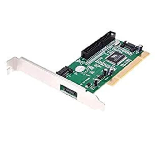 Image of Atevon PCI Expansion Card with 3 SATA + 1 IDE Ports - High-Speed Adapter for Desktop PC - Supports HDD, SSD & Optical Drives - Compatible with Windows 11 /10 /8 /7