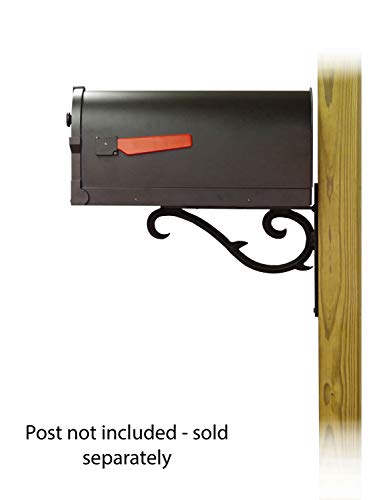 Special Lite Products Savannah Curbside Mailbox with Sorrento Front Single Mailbox Mounting Bracket - Thumbnail 3