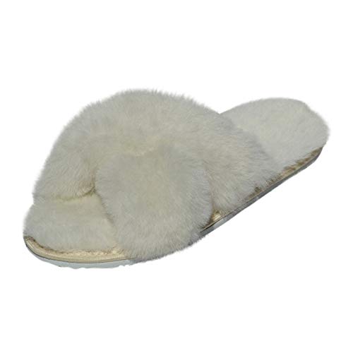 Hollert Damen Lammfell Sandalen Florida aus 100% Merino Schaffell Sandalette Sommerschuhe Pantoletten Hausschuhe versch. Farben Schuhgröße EUR 38, Farbe Weiß