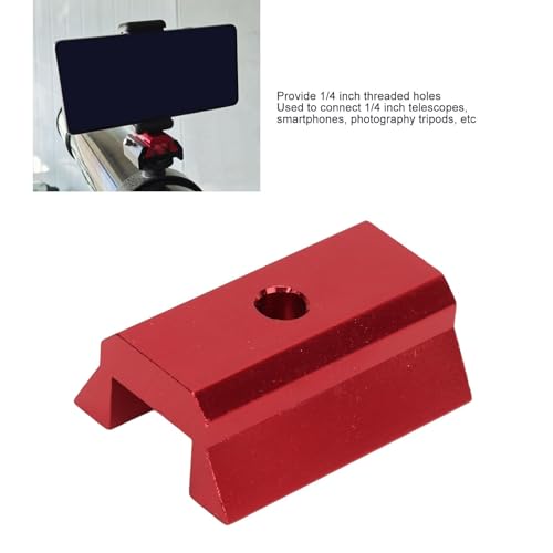 Image of Dovetail Rail Plate, 43mm Aluminium Alloy Mounting Plate Saddle 1.69 Inch Dovetail Base Expansion with 1 /4 Inch Thread for Smartphone Base Expansion 5P9858A