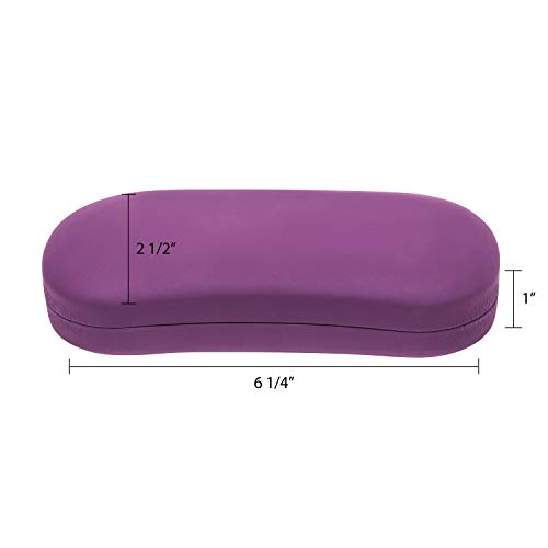 Image of Noble Hard Shell Glasses Case - Protective Eyeglass Case for Glasses with Microfiber Cleaning Cloth and Pouch