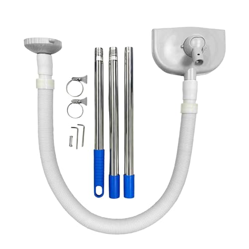 Aspirador de piscina, aspirador automático de succión para la piscina, limpiador de piscina portátil, para estanque, natación, spa, fuente, patio, jardín, patio y uso al aire libre