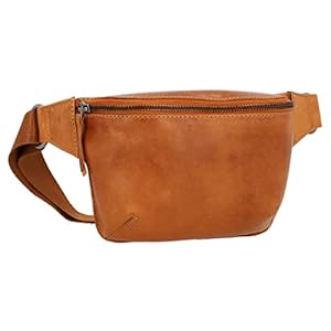 Gusti Norell Heuptas, van leer, voor festivals, bruin leer