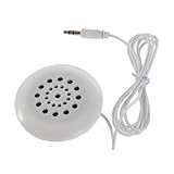 XT-XINTE 1 Mini haut-parleur de 3,5 mm pour lecteur MP3 MP4 Blanc