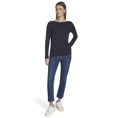 Image of Nautica Women's Long Sleeve Cable Boatneck Sweater