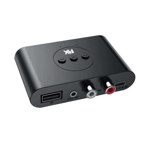 Receptor De Áudio Usb Tipo-c Bluetooth 5.0 Nfc C/ P2 E Rca