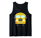 USA Yellow Retro School Bus Artwork