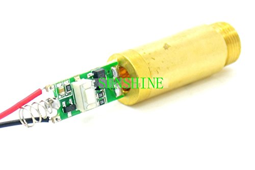 Module diode laser vert 532nm 100mw avec câble d'alimentation pour alignement